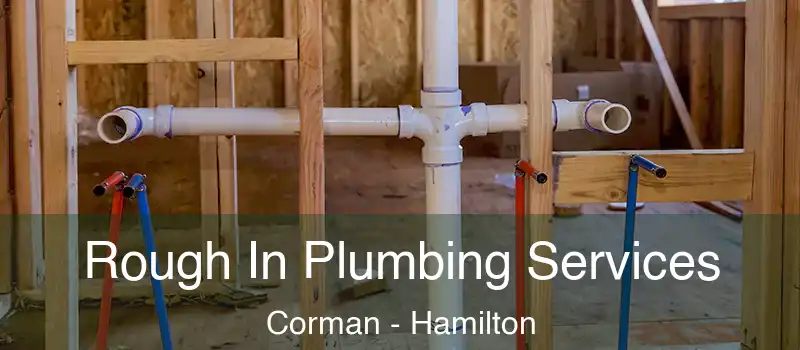 Rough In Plumbing Services Corman - Hamilton