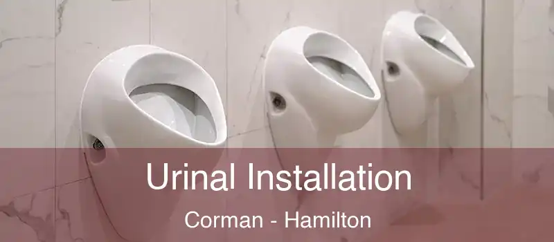  Urinal Installation Corman - Hamilton